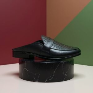 অরিজিনাল চামড়া হাফ টাস্যেল স্যু কালো কালার-B-001