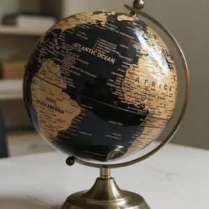 কালো কালার চায়না গ্লোব (Educational Desk Globe Map)